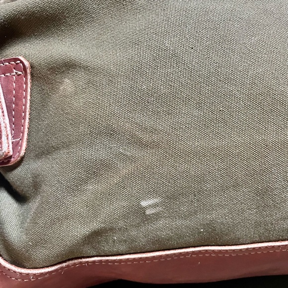 Vintage Orvis canvas and leather duffel bag set - Picture 9 of 16